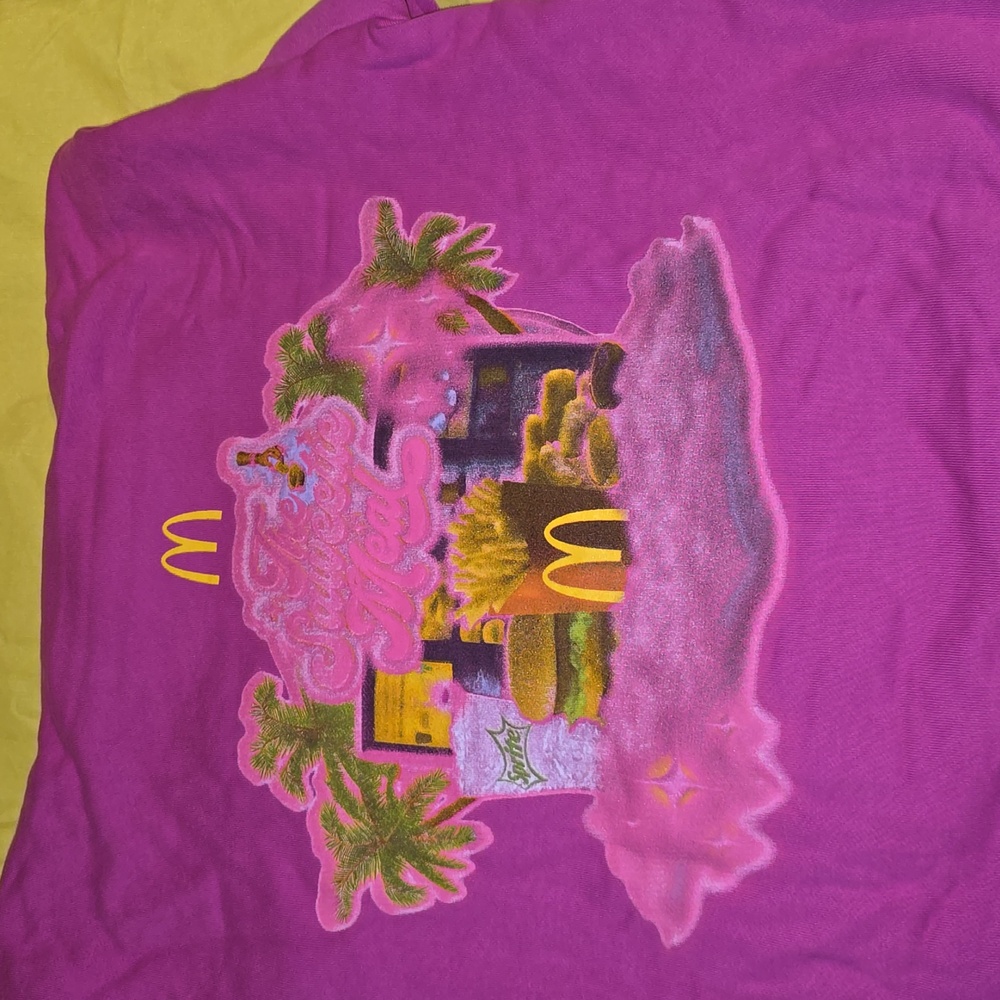 McDonald's x Snow Flake  Pink Hoodie